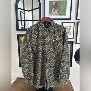 Disney Winnie the Pooh Tigger corduroy button-down shirt